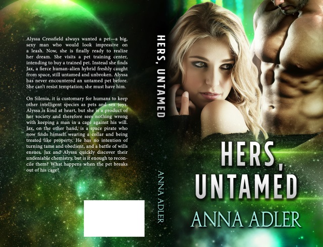 Hers, Untamed paperback cover art