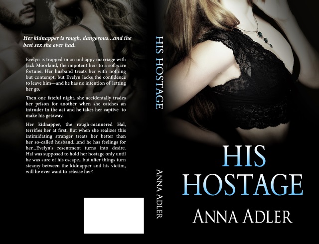 His Hostage paperback cover design